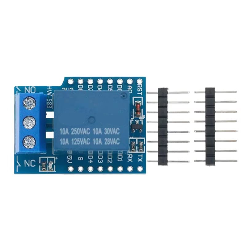 Wemos D1 Mini - AS95-Einkanal-Wemos-D1-Mini-Relais-Shield für D1-Mini-Relaismodul ESP8266 Entwicklungsboard 1