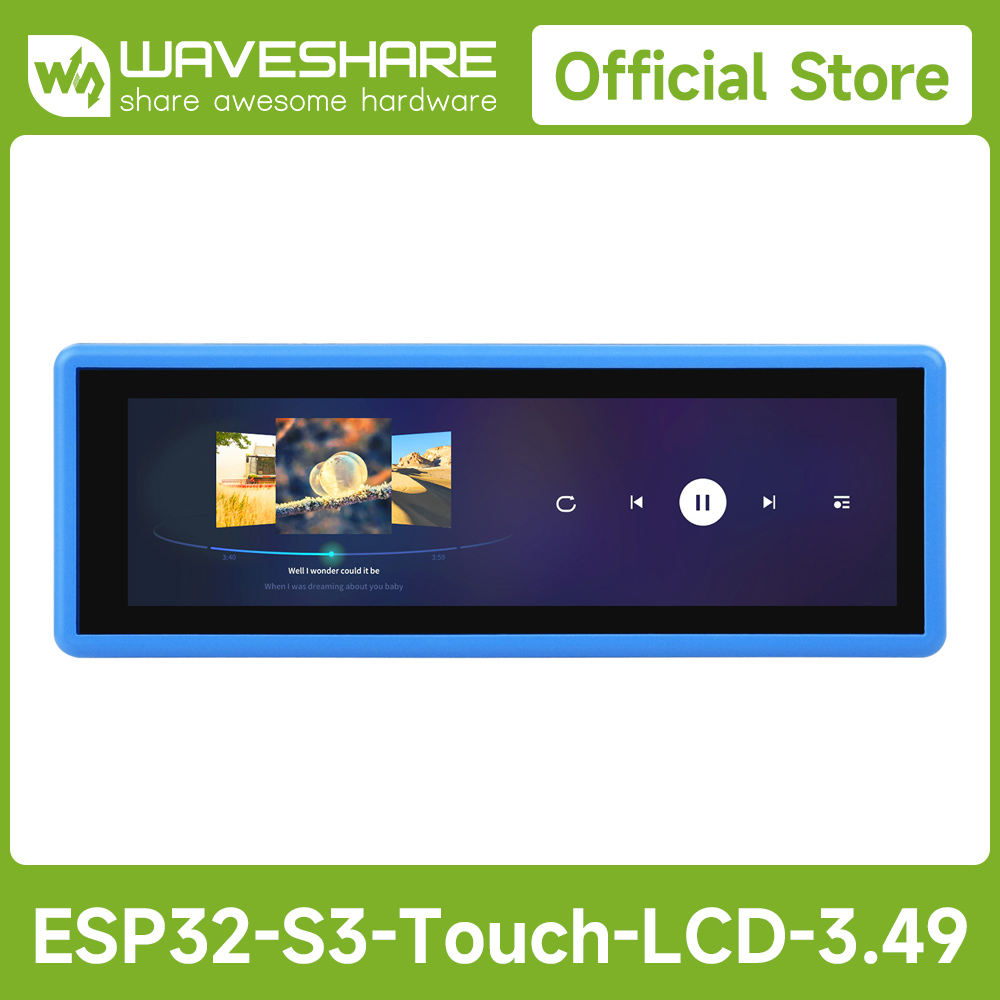 Waveshare Esp32 - Waveshare ESP32-S3 Hochleistungs-Entwicklungsboard mit kapazitivem 3,49-Zoll-IPS-Touchdisplay