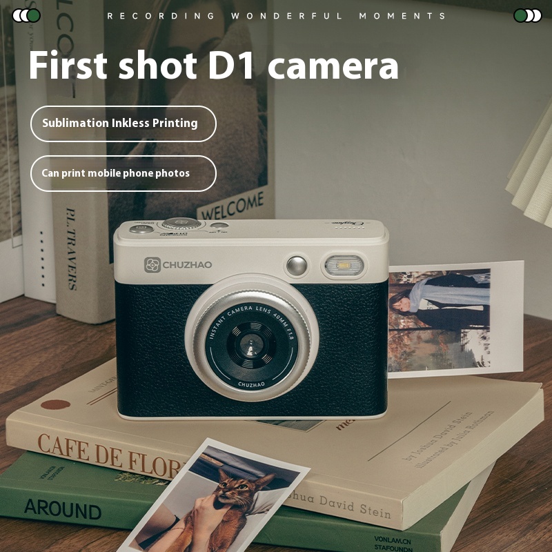 D1 Mini Pro - D1 Pro Sofortbildkamera HD Mini-Kameras Handy-Fotodruck