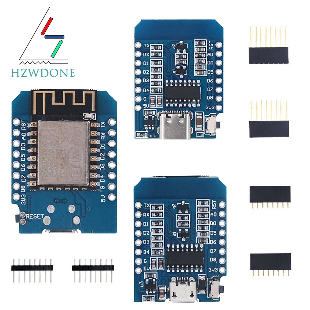 Nodemcuv2 - Typ-C Micro USB D1 Mini NodeMcu