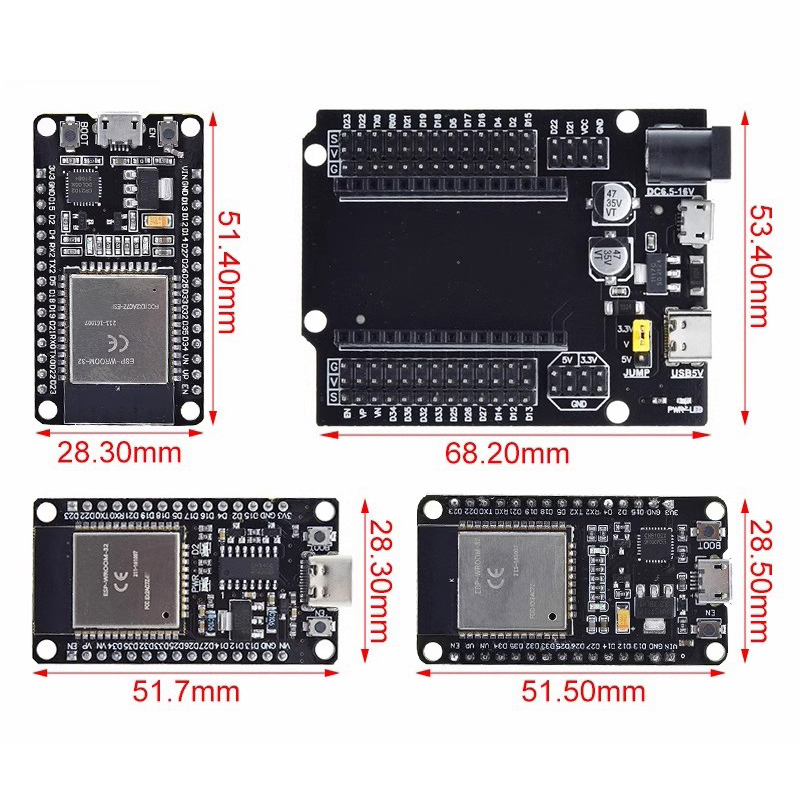 ESP32-Entwicklungsboard CP2102 – Nodemcuv2 Bewertung und Preis