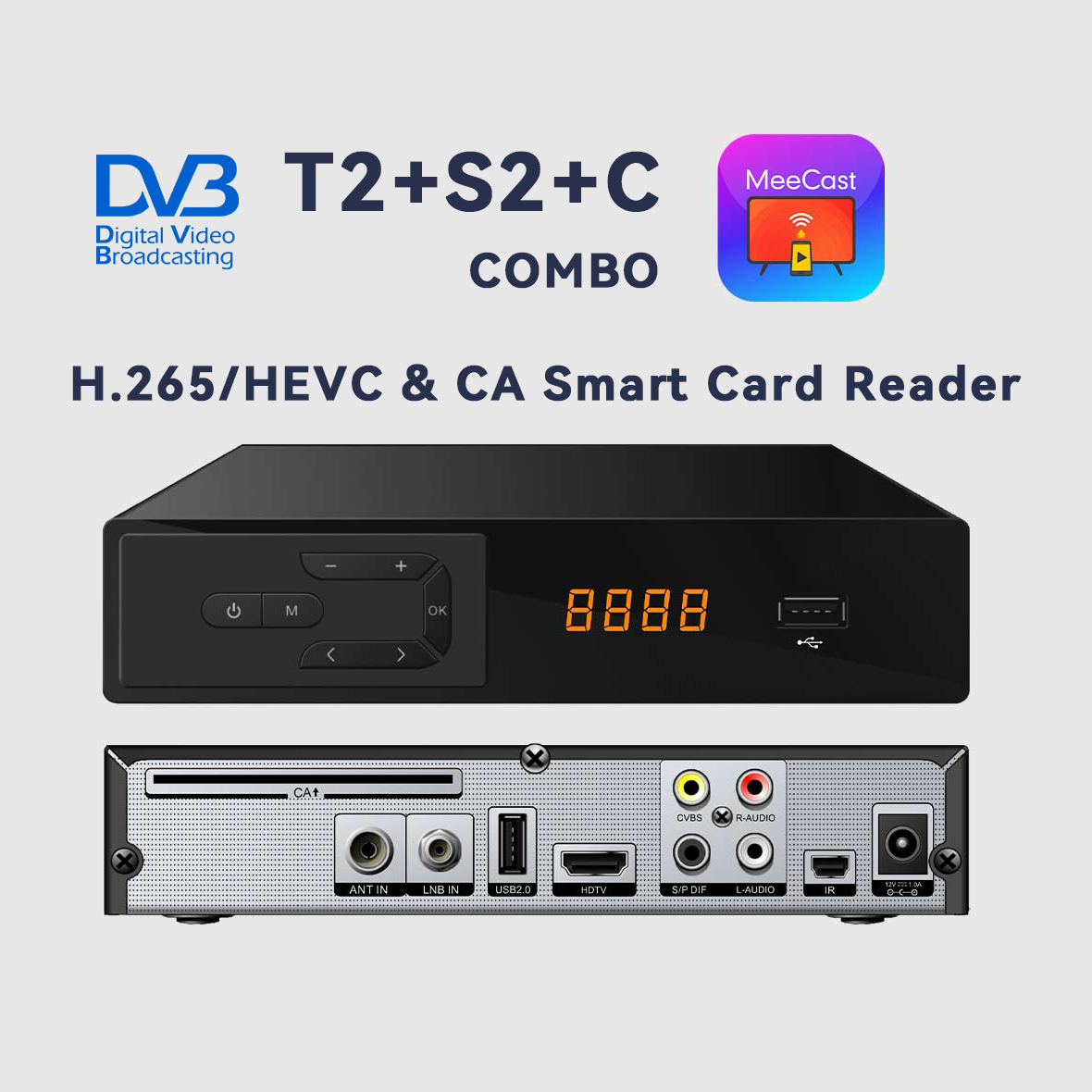 Meecast H.265 Satelliten-TV-Em – Devkitc Bewertung und Preis