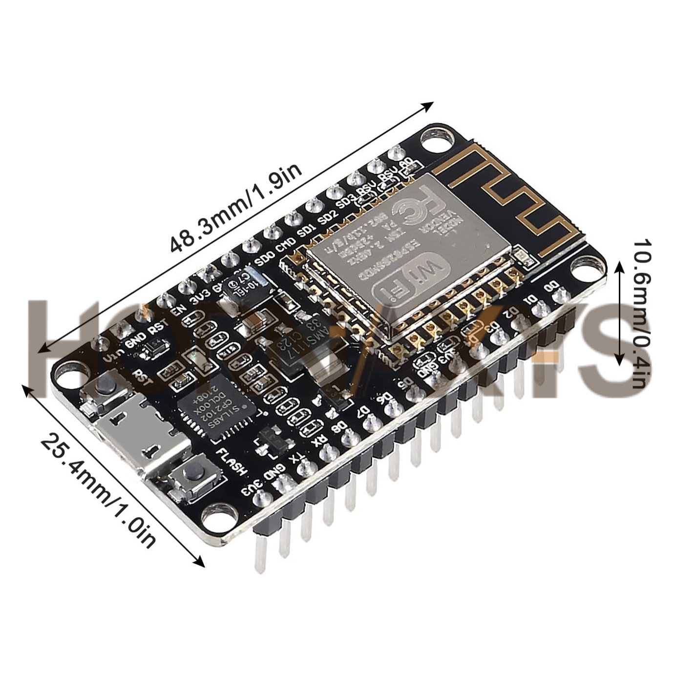1-10PCS/Wireless Modul CP2102  – Nodemcuv2 Bewertung und Preis
