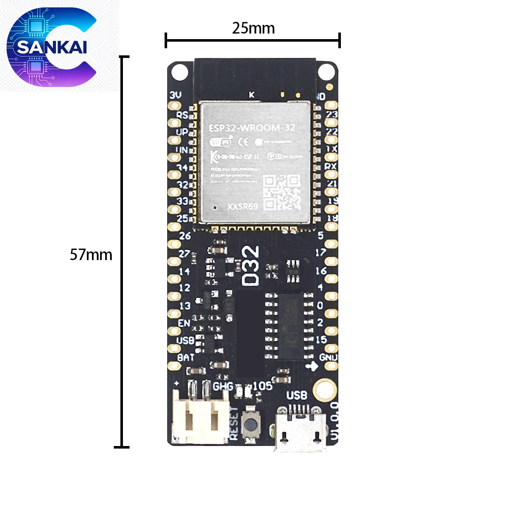 Wemos LOLIN D32 V1.0.0 ESP32-B – Lolin D32 Bewertung und Preis